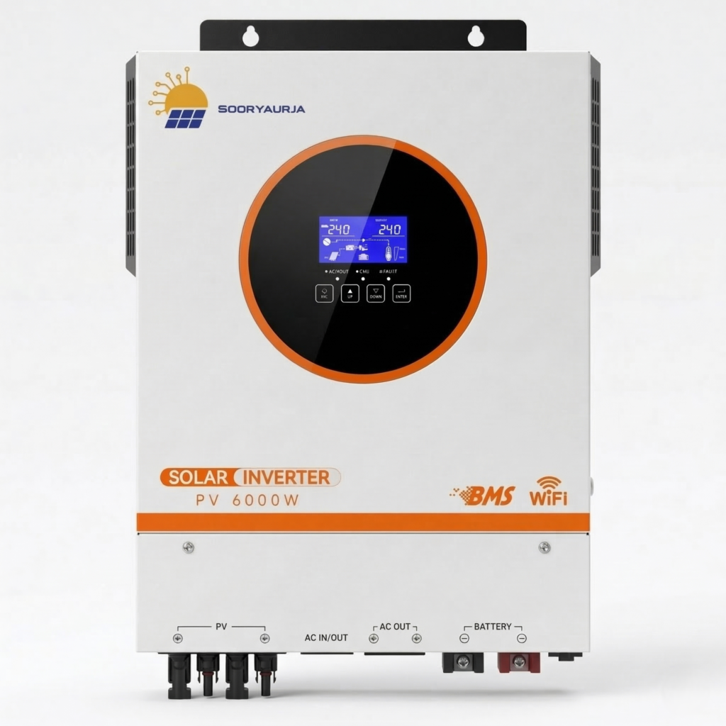 6kW Hybrid Solar Inverter for Residential Solar Systems